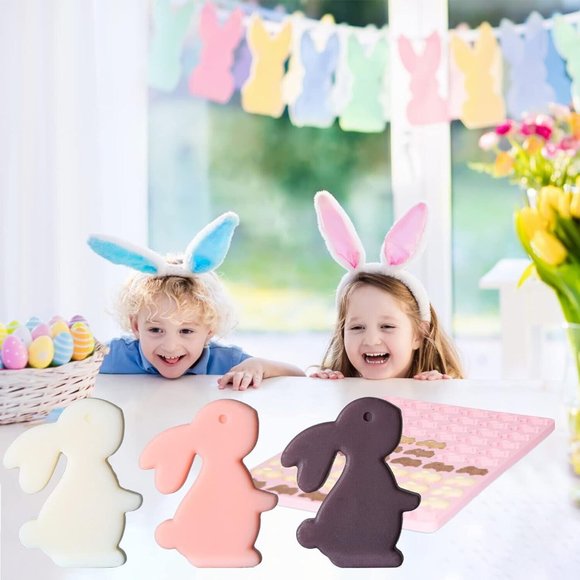 Bunny Rabbit Silicone Molds for Candy Gummies Chocolate Easter Small Dog Treats - Picture 8 of 11